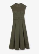 Reiss Ava midi A-lijn jurk met ceintuur