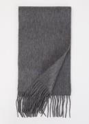 Acne Studios Sjaal van alpaca wolblend met logoborduring