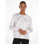 Blouse col rond, manches longues