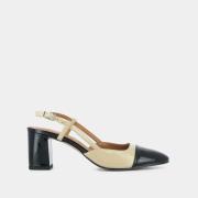 Escarpins slingback en  cuir Dhapop