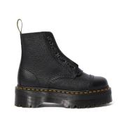 Boots plateforme cuir Sinclair Milled Nappa