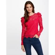 Blouse col rond, manches longues