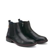 Boots chelsea en cuir York, zip