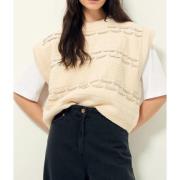 Pull sans manches grosse maille OLT