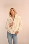 Blouson texturé en sherpa