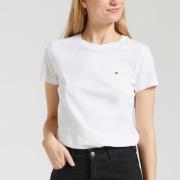 Tee shirt en coton col rond manches courtes