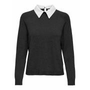 Pull col chemise