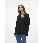 Blouse fluide, col V