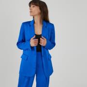 Blazer droit en satin