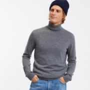 Pull col roulé en cachemire, made in Europe