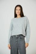 Pull col rond grosse maille