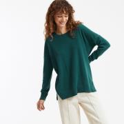 Pull en cachemire col rond en fine maille