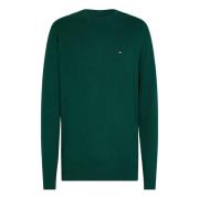 Pull col rond en coton pima et cachemire