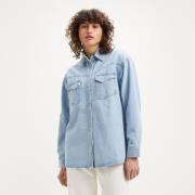 Chemisier oversized col pointu