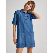 Robe polo en jean