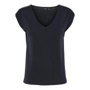 T-shirt manches courtes, bijoux épaules
