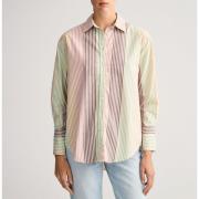 Chemise rayée, manches longues