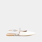 Ballerines slingback en cuir Dura