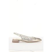Ballerines en cuir talon plat