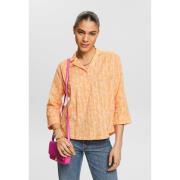 Blouse imprimée, manches 3/4