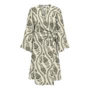 Robe courte portefeuille imprimée