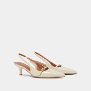 Escarpins slingback en cuir Damoiselle