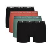 Lot de 4 boxers coton stretch