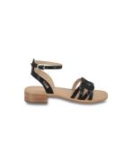 Sandales cuir à petit talon Hireen