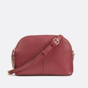 Sac demi-lune en cuir lisse