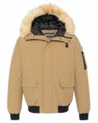 Blouson bomber chaud zippé à capuche Keyburn