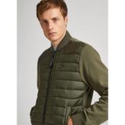 Blouson bi-matière sweat doudoune