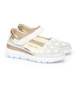Chaussures compensées en cuir Rueda