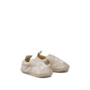 Chausson en cuir motif lama