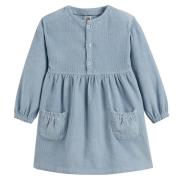 Robe manches longues en velours côtelé