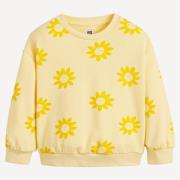 Sweat col rond en molleton, imprimé floral