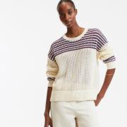 Pull col rond en grosse maille