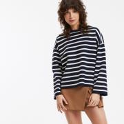 Pull col rond rayé, Signature GUILLAUME