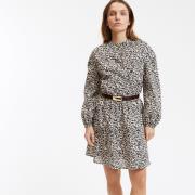 Robe patineuse imprimé animalier, courte