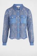 Chemise manches longues dentelle