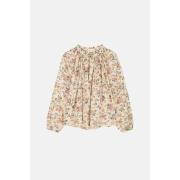 Blouse imprimée ample, manches longues, NICOLIANA