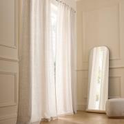 Rideau lin lavé finition ruflette, Private