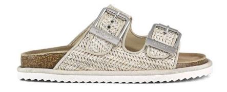 Mules plates fantaisie
