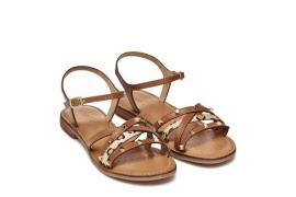 Sandales plates en cuir Maddalusia