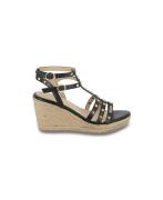 Espadrilles compensées cuir Lili