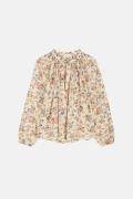 Blouse imprimée ample, manches longues, NICOLIANA