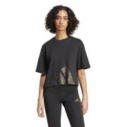 T-shirt ample 3-Stripes print animalier