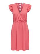 Robe courte manches courtes
