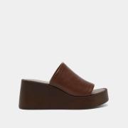 Mules plateforme en cuir Eugene