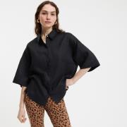 Chemise ample manches coudes lin Signature, AMBRE