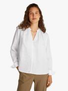 Blouse col v en lin
